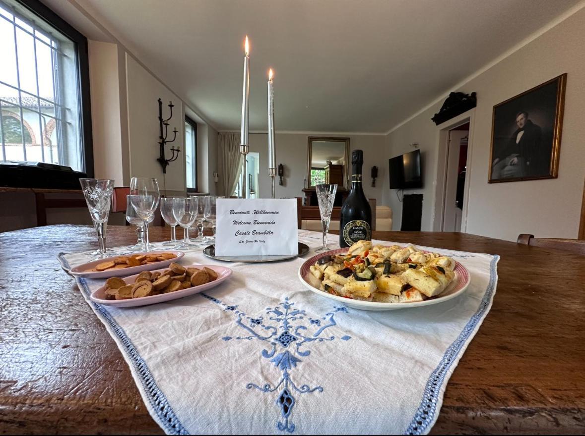 Vila Affascinante Casale Brambilla Vicino Pavia San Zenone al Po Exteriér fotografie